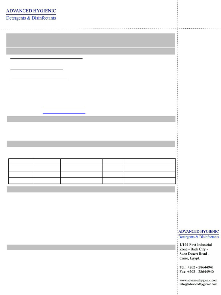 AH®-56 Safety Data Sheet Overview | PDF | Personal Protective Equipment ...