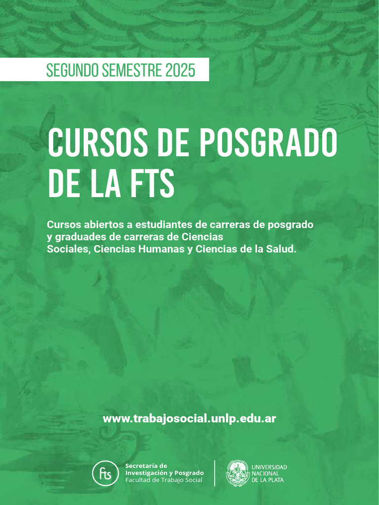Cursos de Posgrado FTS Segundo Semestre 2025 | PDF