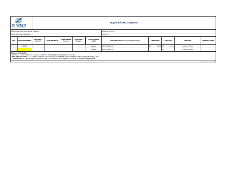 RMC 23 - 10538 - Serviço Eng Art - 08.08.2025 | PDF