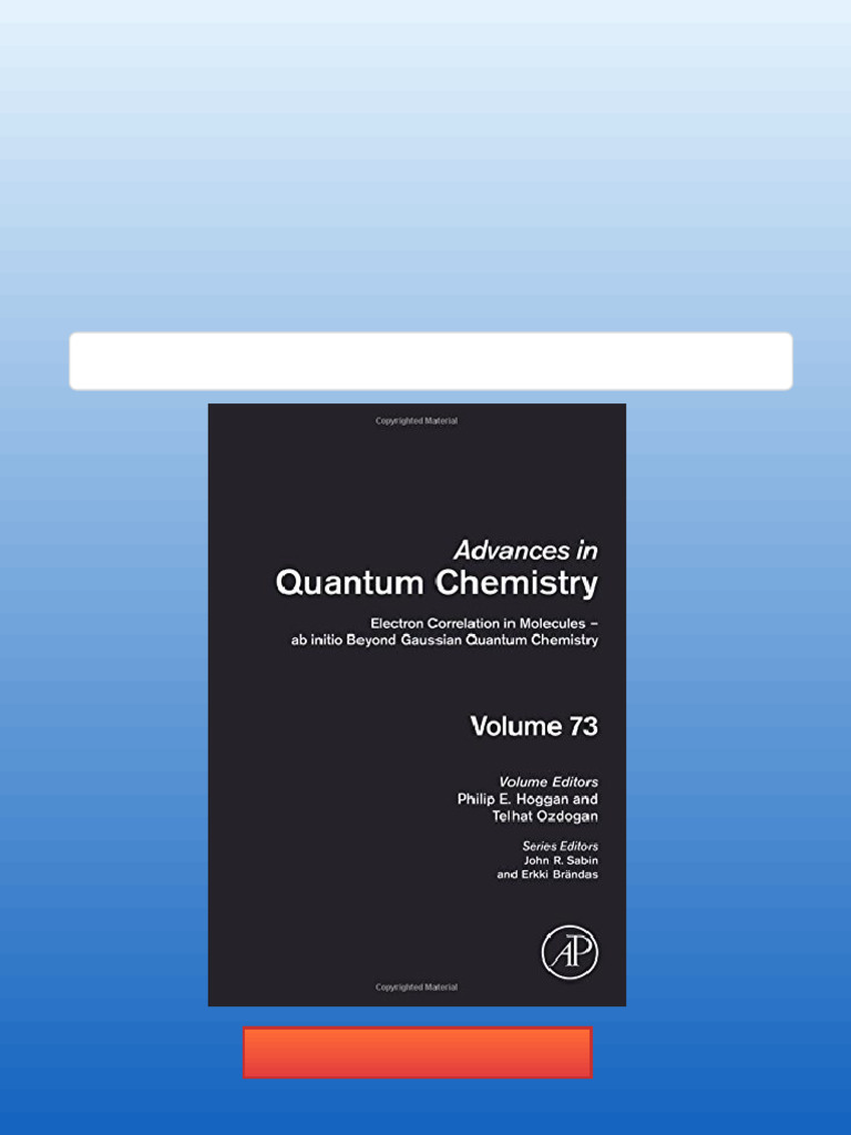 Electron Correlation in Molecules - Ab Initio Beyond Gaussian Quantum ...