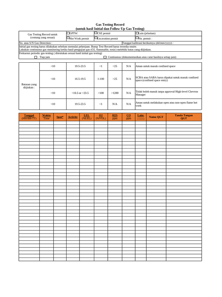 Form Gas Detector | PDF