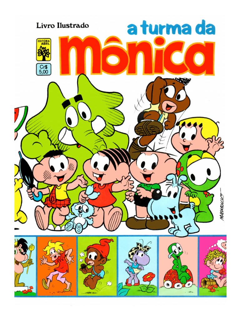 Livro Ilustrado - A Turma Da Mônica | PDF