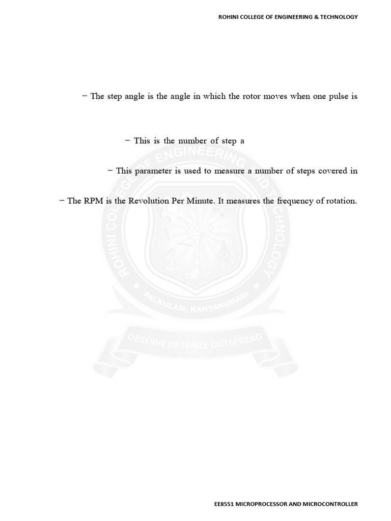 Stepper Motor Control with 89C51 | PDF | Electrical Components ...