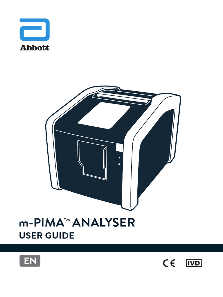 m-PIMA™ Analyser User Guide | PDF | Menu (Computing) | Icon (Computing)