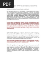 Download  SOP Business ManagementphD by maghimaimarcus SN9002124 doc pdf