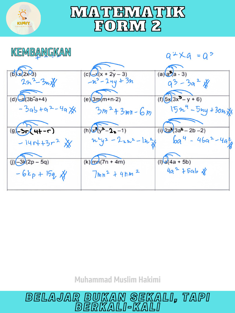 (2.3.2024) Matematik Form 2 #2 | PDF