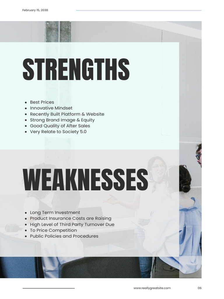 White Blue Modern Technology Company Profile | PDF | Brand | Business