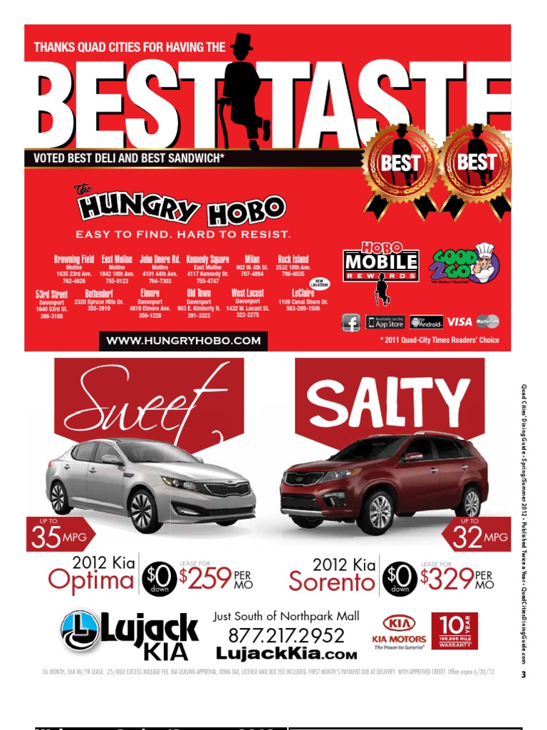 Quad Cities' Dining Guide - Spring_Summer 2012 | Lunch | Restaurants