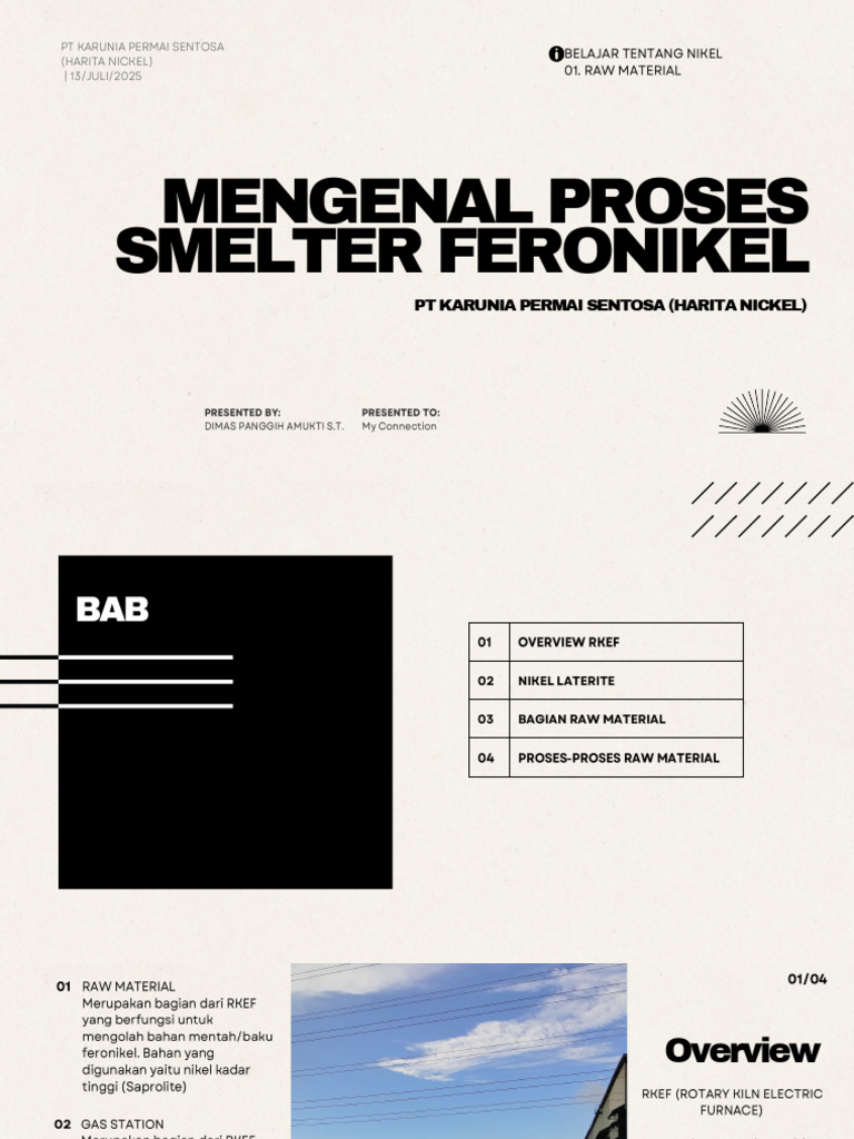 RKEF Nickel Smelting Process Overview | PDF