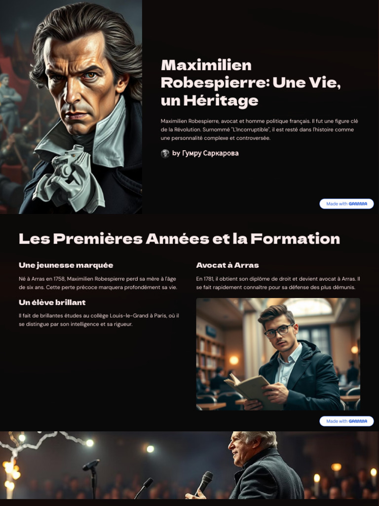 Robespierre : Révolution et Controverse | PDF | Maximilien Robespierre ...