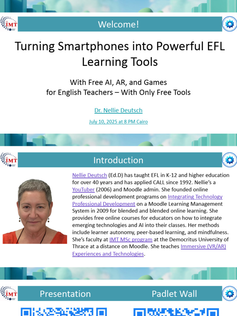 Turning Smartphones Into Powerful EFL Learning Tools With Free AI, AR ...