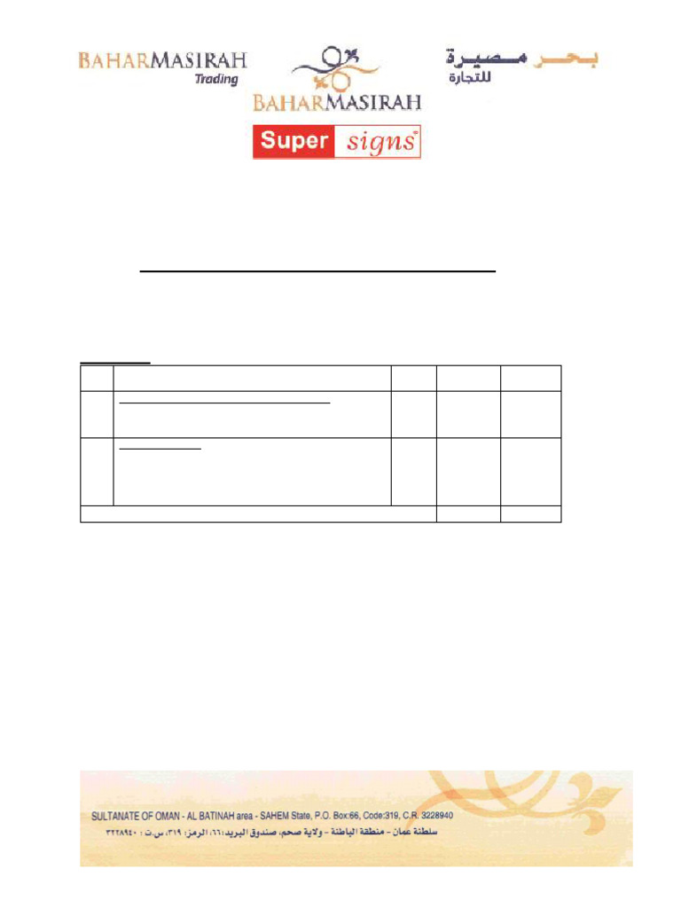 Quotation for Digital Printing Services | PDF