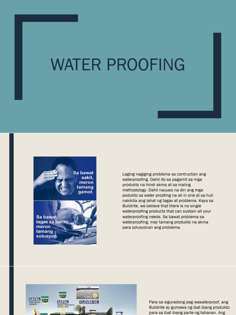 Waterproofing | PDF