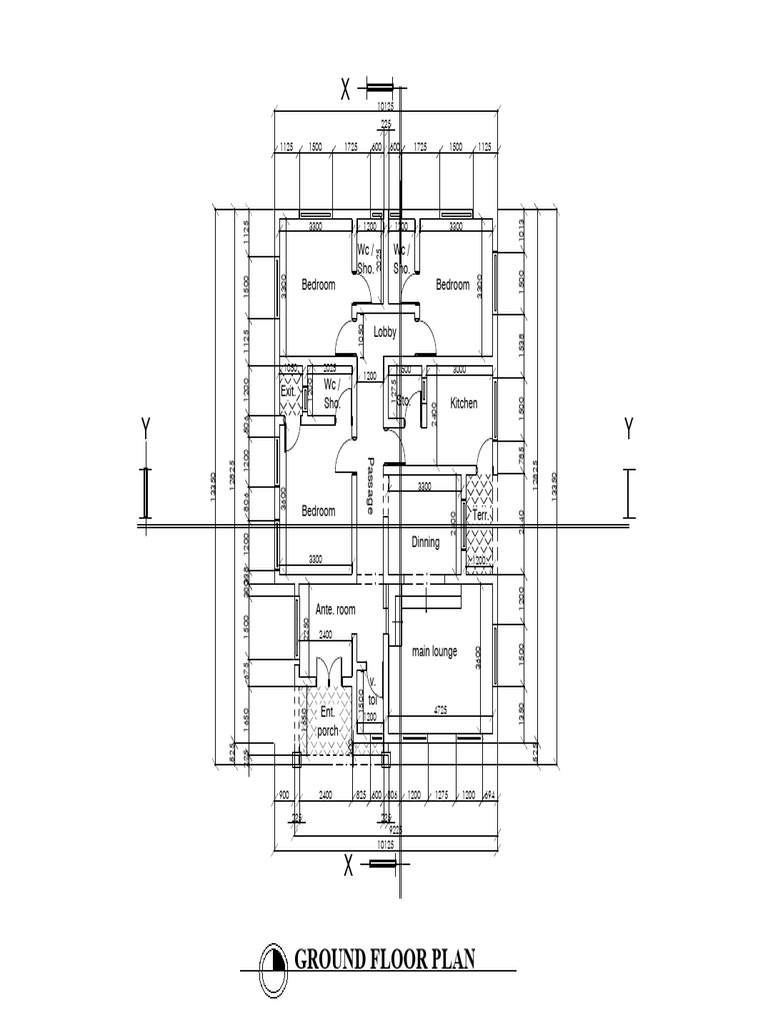 Ground Floor Plan Dimensions and Layout | PDF