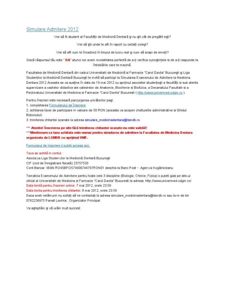 Simulare Admitere 12 Pdf