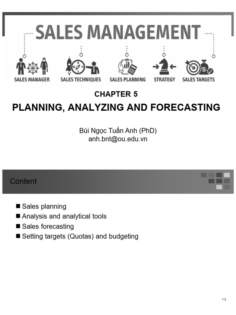 Sales Planning and Forecasting Strategies | PDF | Budget | Sales