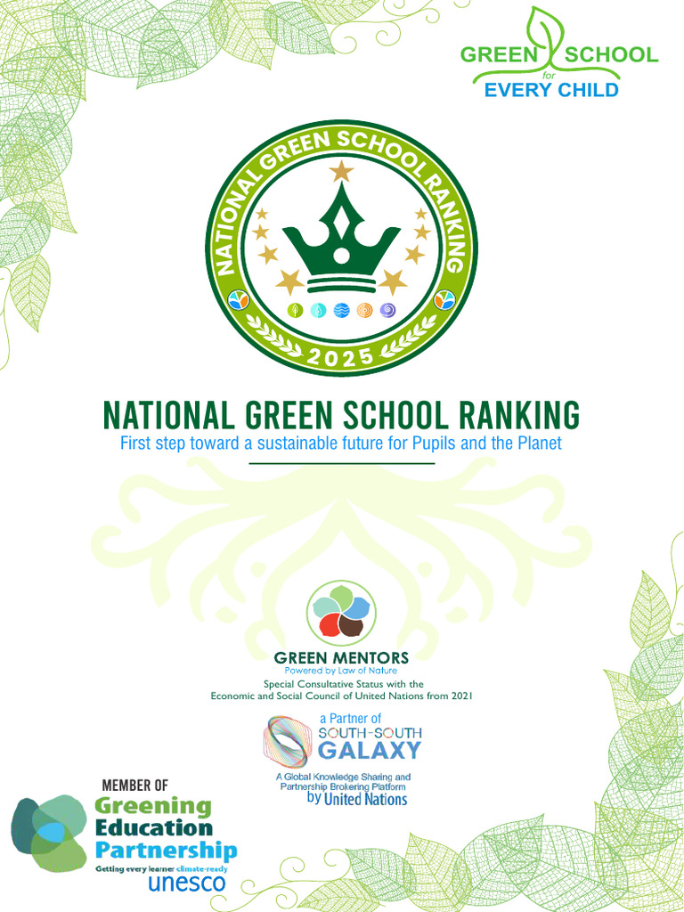 National Green School Ranking 2025 | PDF | Sustainability | Sustainable ...