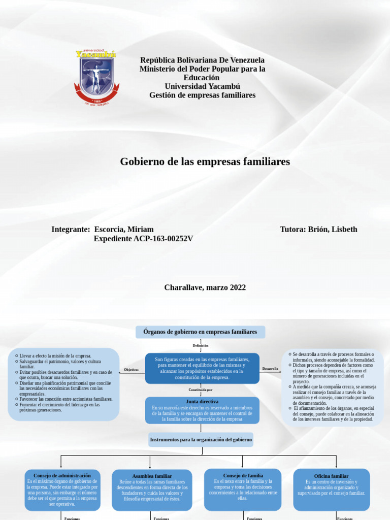 Órganos de Gobierno en Empresas Familiares | PDF | Business | Planificación