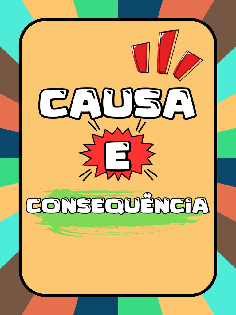 Atividades de Causa e Consequência 5º Ano | PDF