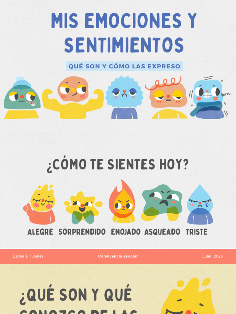 Mapa de Emociones y Sentimientos | PDF