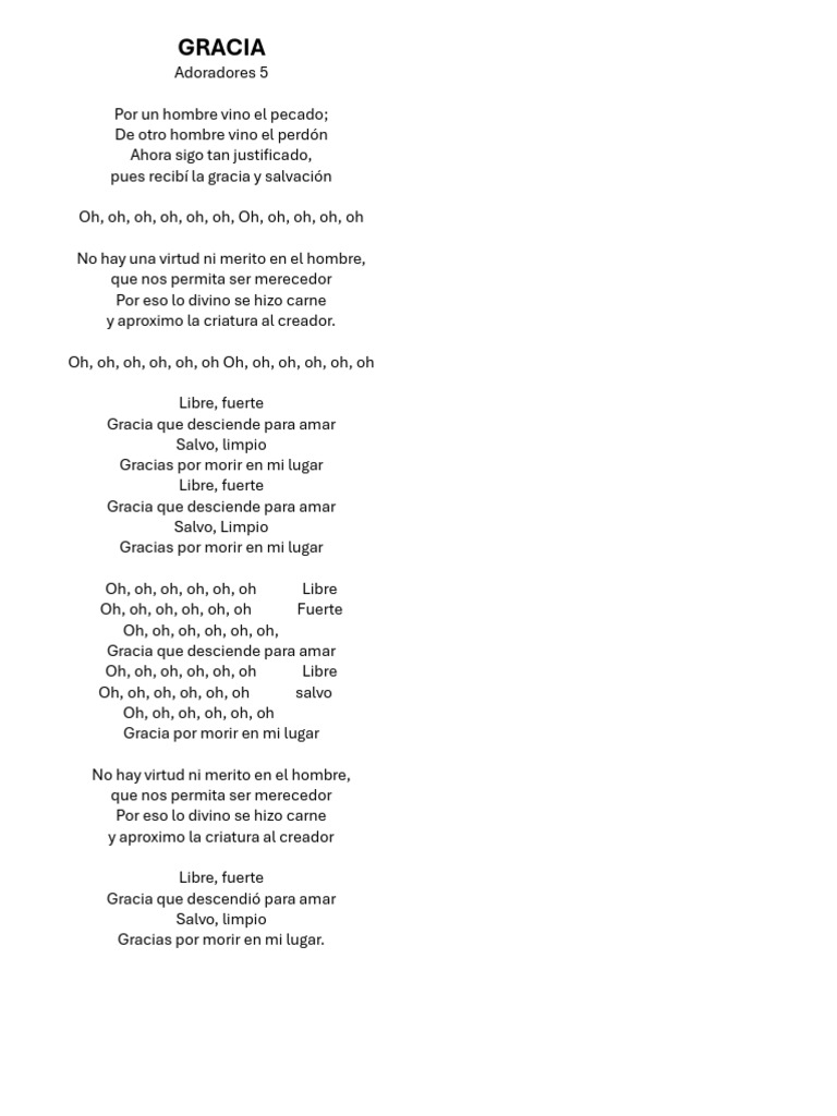 Letra Festival de Coro 2025 | PDF | God | Conceptions Of God