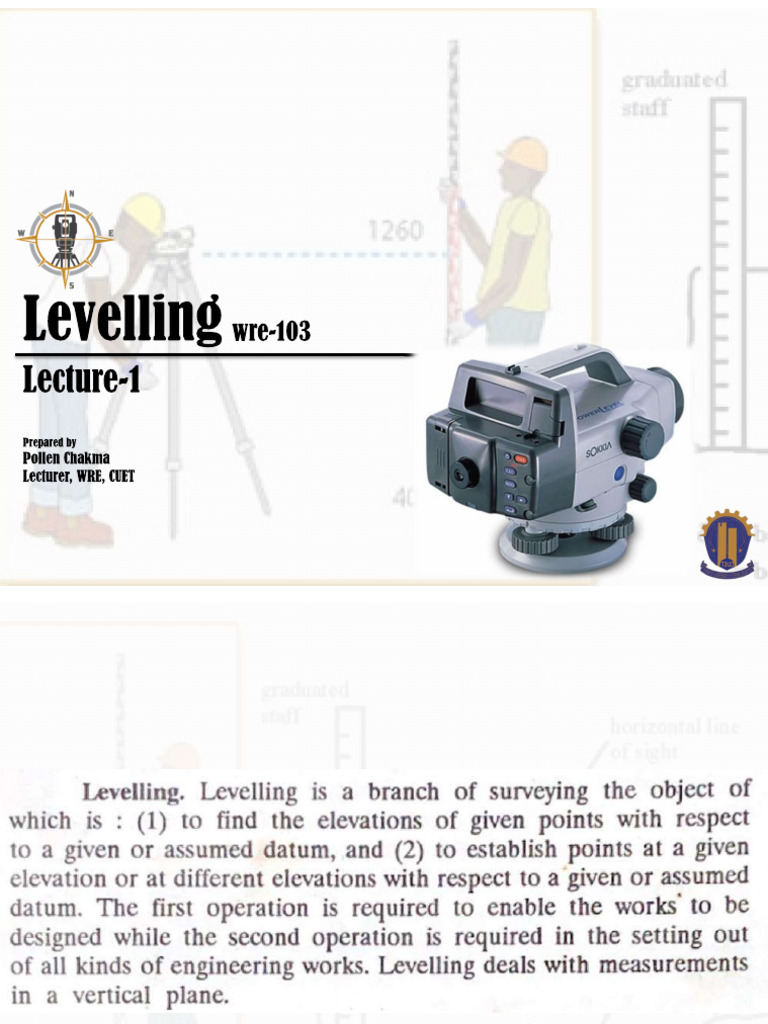 Levelling - 1 | PDF