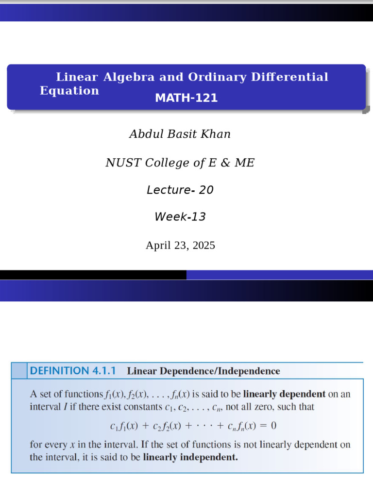 Lecture 15 | PDF