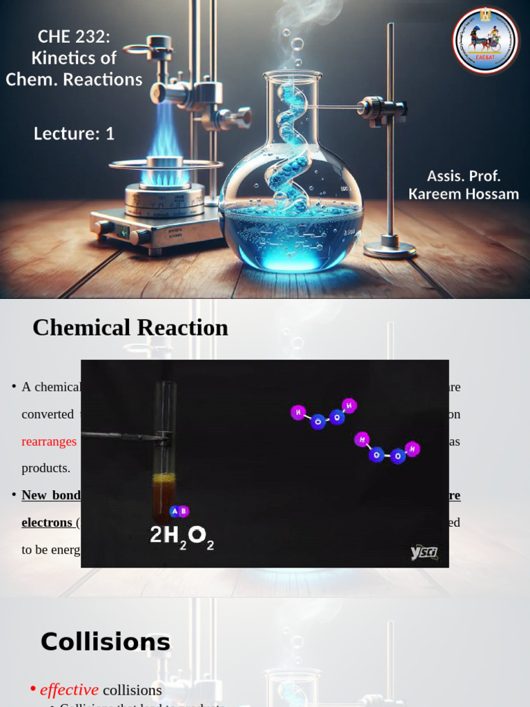 Kinetics of Chemical Reactions Explained | PDF