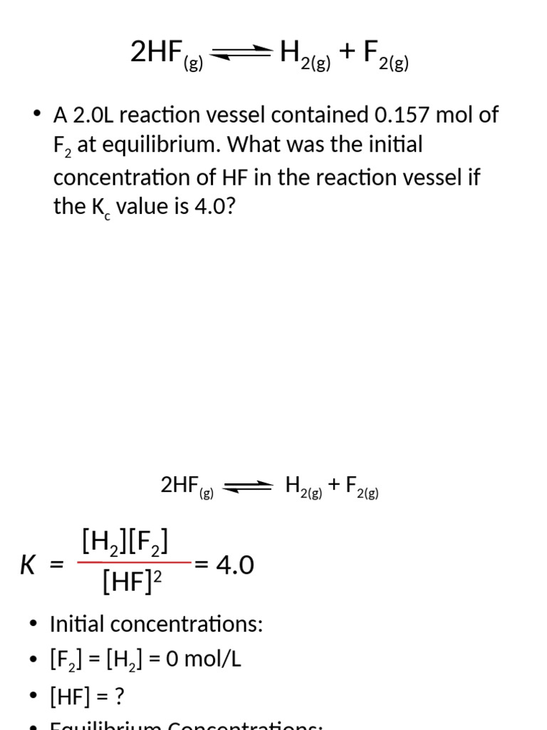 ICE Table Practice Problems with Solutions | PDF