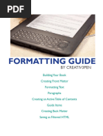 AO3 Formatting Guide for Google Docs | PDF | Typefaces | Paragraph