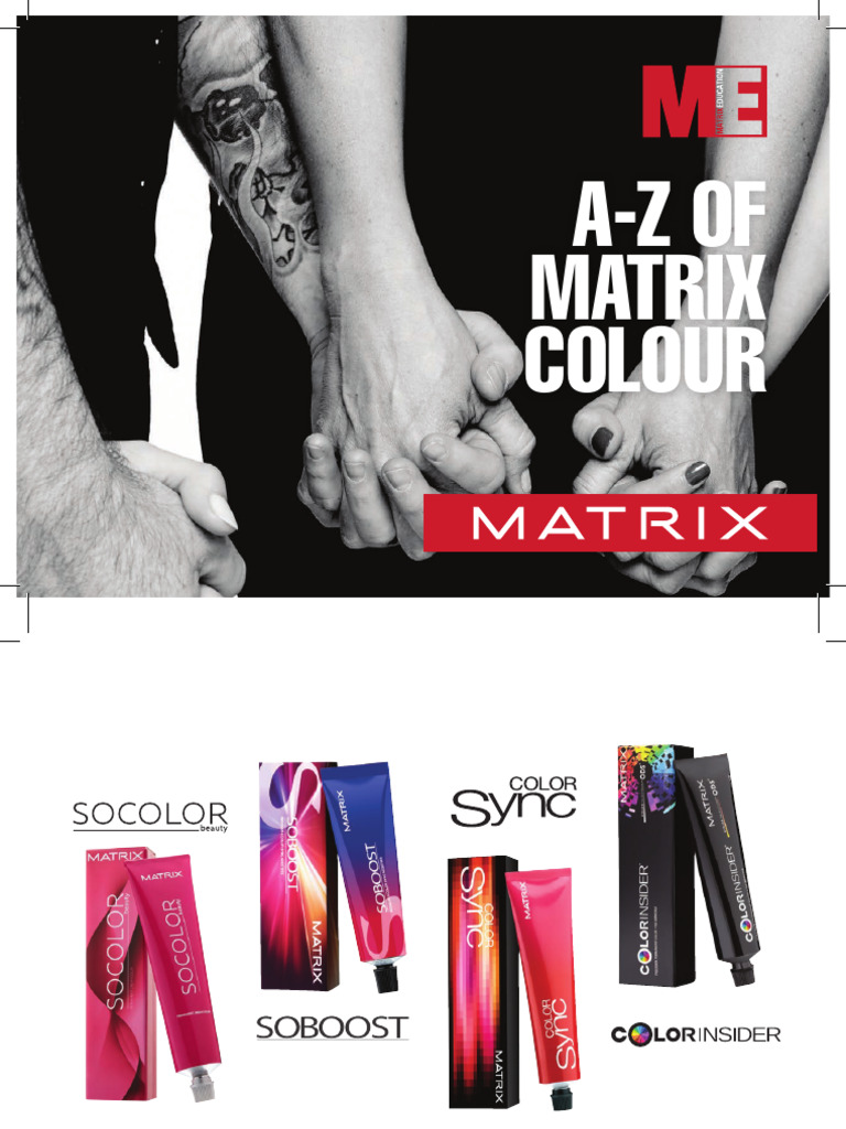 Matrix Colour Haircolour Handbook 2017 | PDF | Brown | Blond
