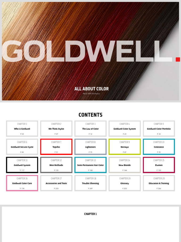 Goldwell Color System Overview | PDF | Color | Dye