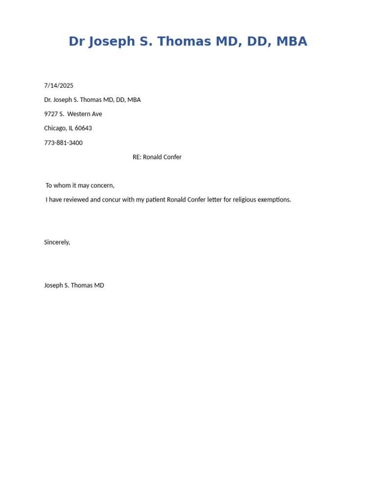 Religious Letter | PDF