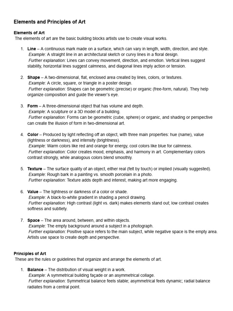Visual Rhythm in Art Principles | PDF | Vision