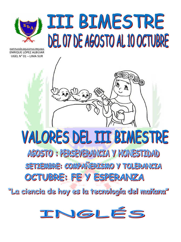 Plan de Estudios III Bimestre 2023 | PDF
