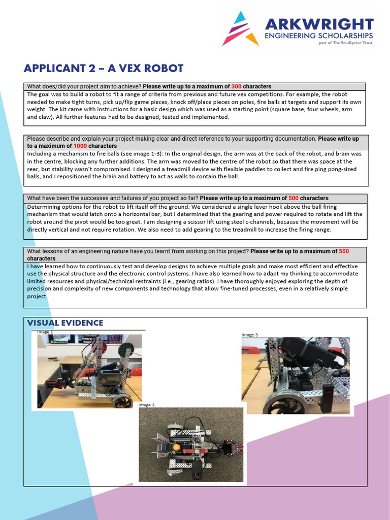 VEX Robotics Project Overview | PDF | Robot | Robotics