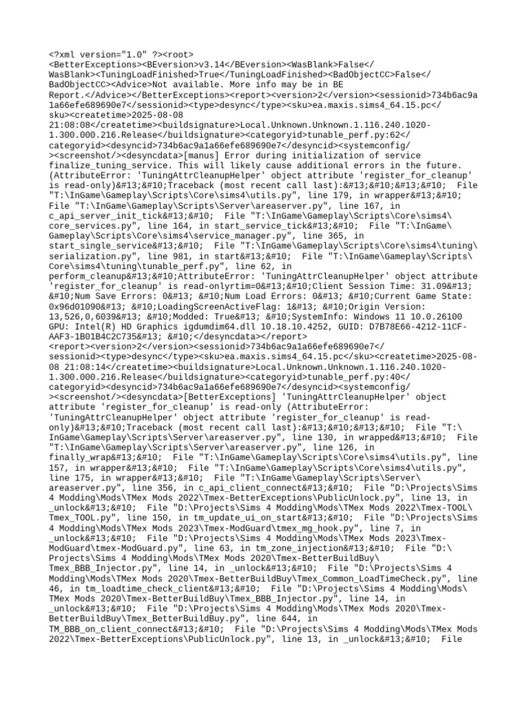 TMEX UI Error Report Analysis | PDF | Computer Science | Computer Hardware