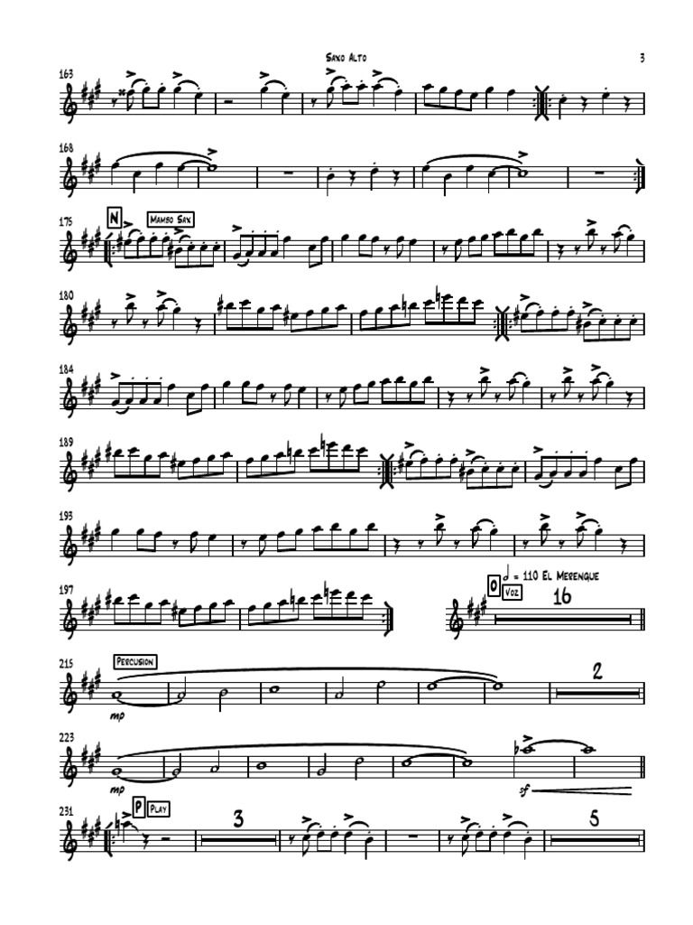 Elmer Baccano et le Mambo Sax | PDF