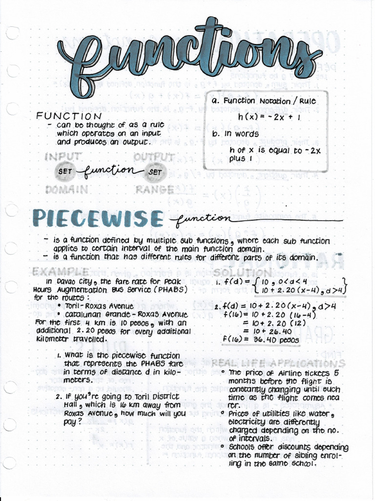 GenMath Notes | PDF