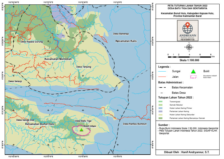 Peta Tutupan Lahan 2022 Kalimantan | PDF