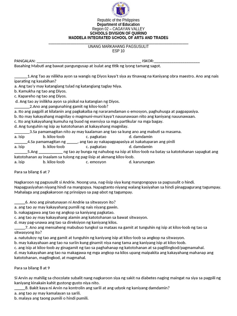 Q1 Esp 10 | PDF