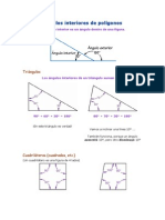 Ángulos Interiores de Polígonos