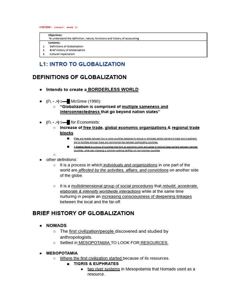 Understanding Globalization Dynamics | PDF | Globalization | United Nations