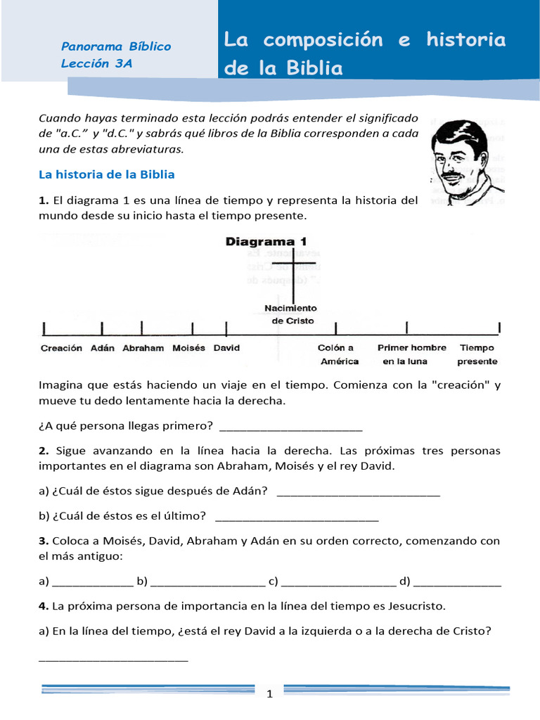 Leccion 3A - La Composición e Historia de La Biblia | PDF | Biblia | Jesús
