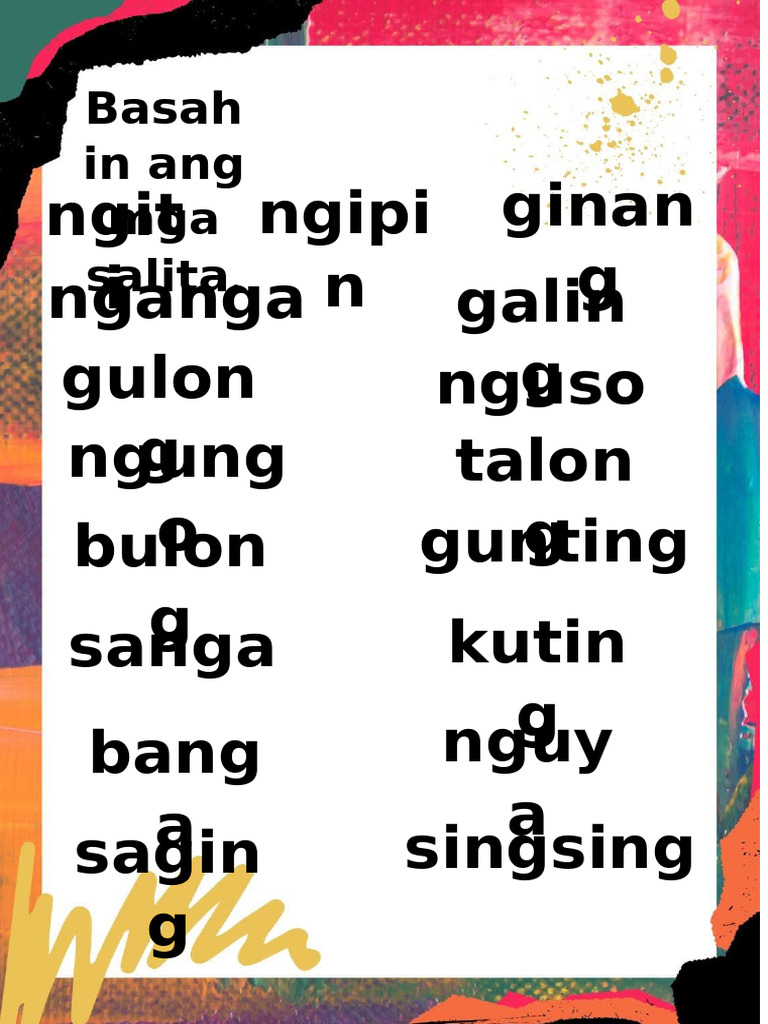 Filipino Activity | PDF
