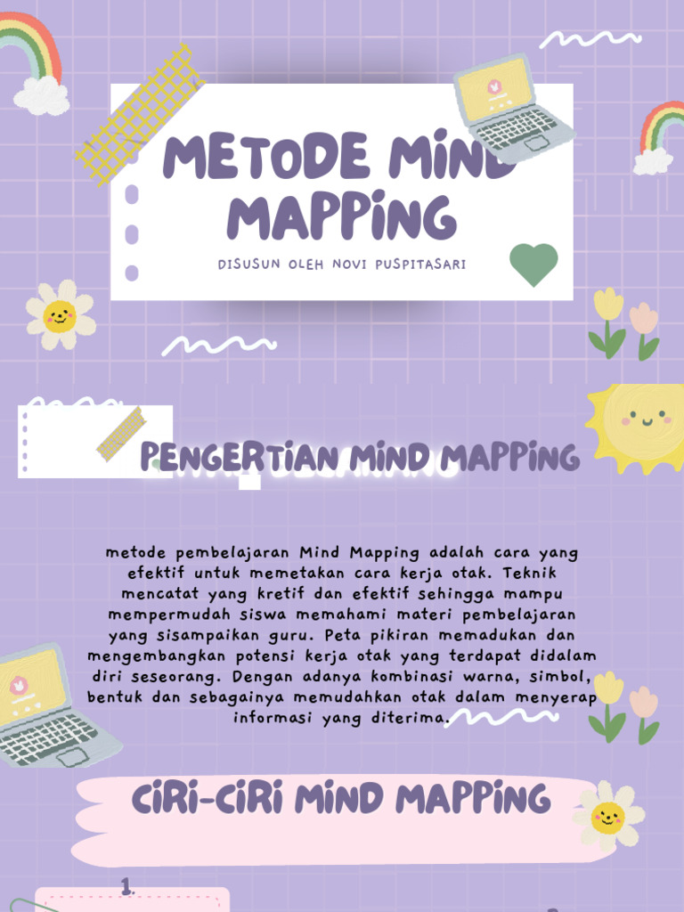 Metode dan Ciri Mind Mapping Efektif | PDF