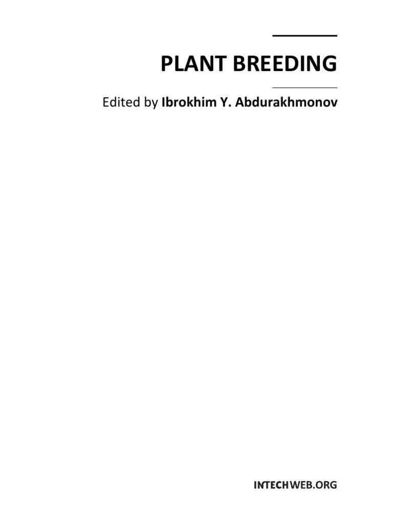 Plant Breeding | PDF | Plant Breeding | Allele