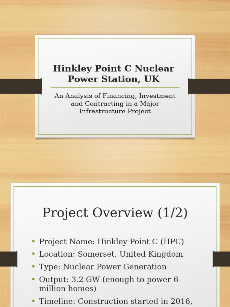 Hinkley Point C: Financing & Contracts Analysis | PDF | Power (Physics ...
