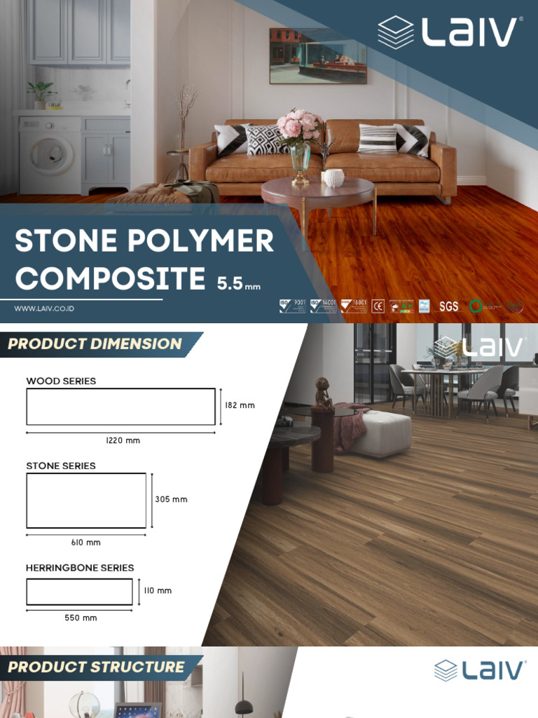 Stone Polymer Composite Flooring Options | PDF | Building Materials