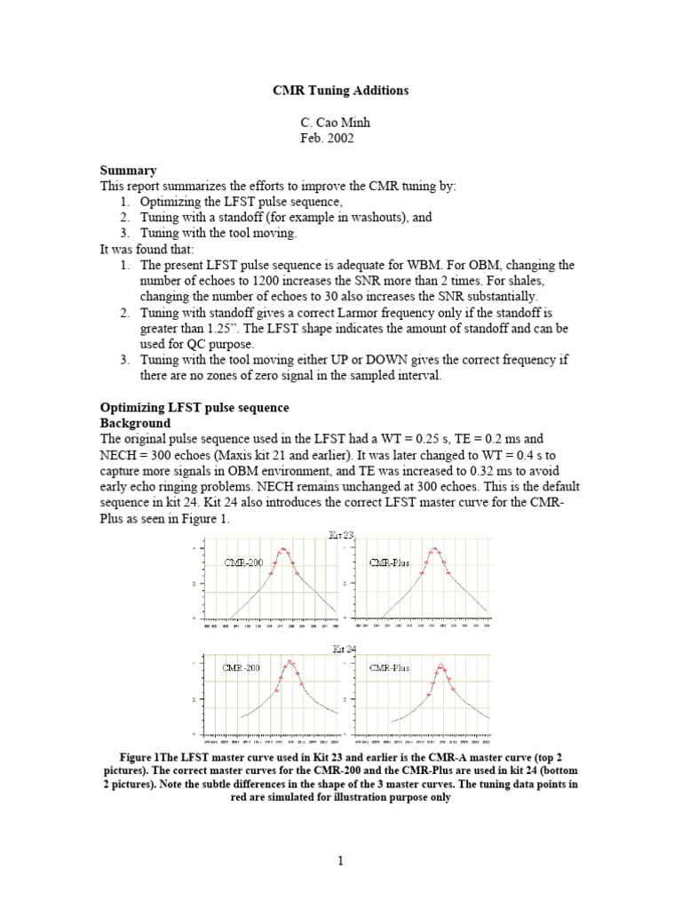 CMR-Plus LFST Pulse Sequence Optimization | PDF | Signal To Noise Ratio